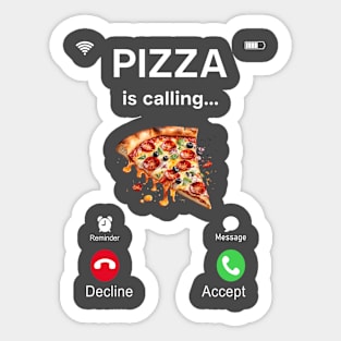 Pizza is calling Sticker